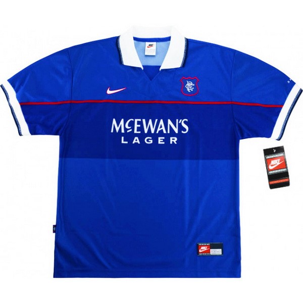 Tailandia Camiseta Rangers 1ª Retro 1997 1999 Azul